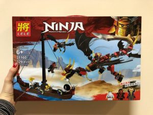 Конструктор LELE Ninja 31160 Красный дракон