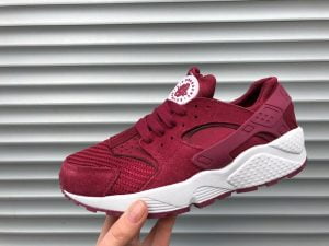 Кроссовки Nike Air Huarache бордовые