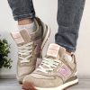 Кроссовки New Balance (Нью Баланс) 574 карамель Lux