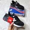 Кроссовки New Balance (Нью Баланс) 999 черно-белые с красным