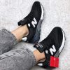 Кроссовки New Balance (Нью Баланс) 999 черно-белые с красным