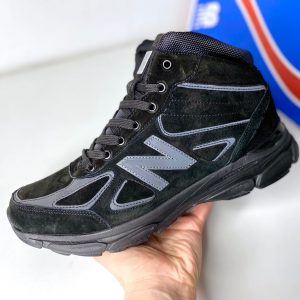 Кроссовки New Balance (Нью Баланс) 990 черные с мехом