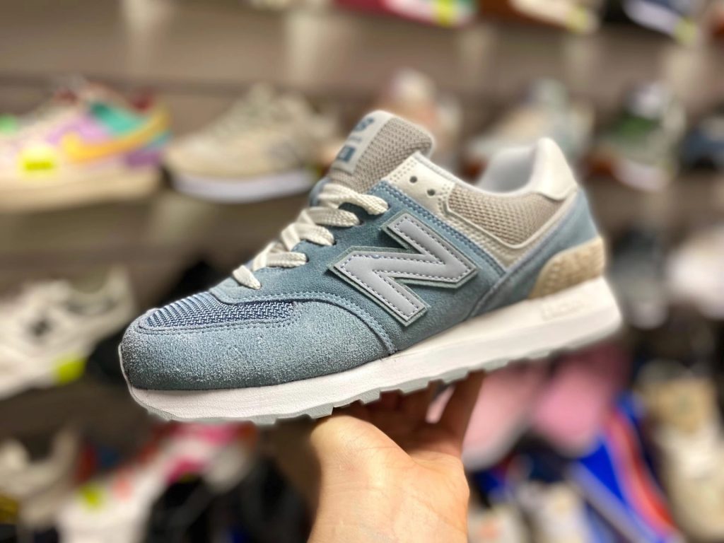 Купить кроссовки New Balance 574 Мечта голубые