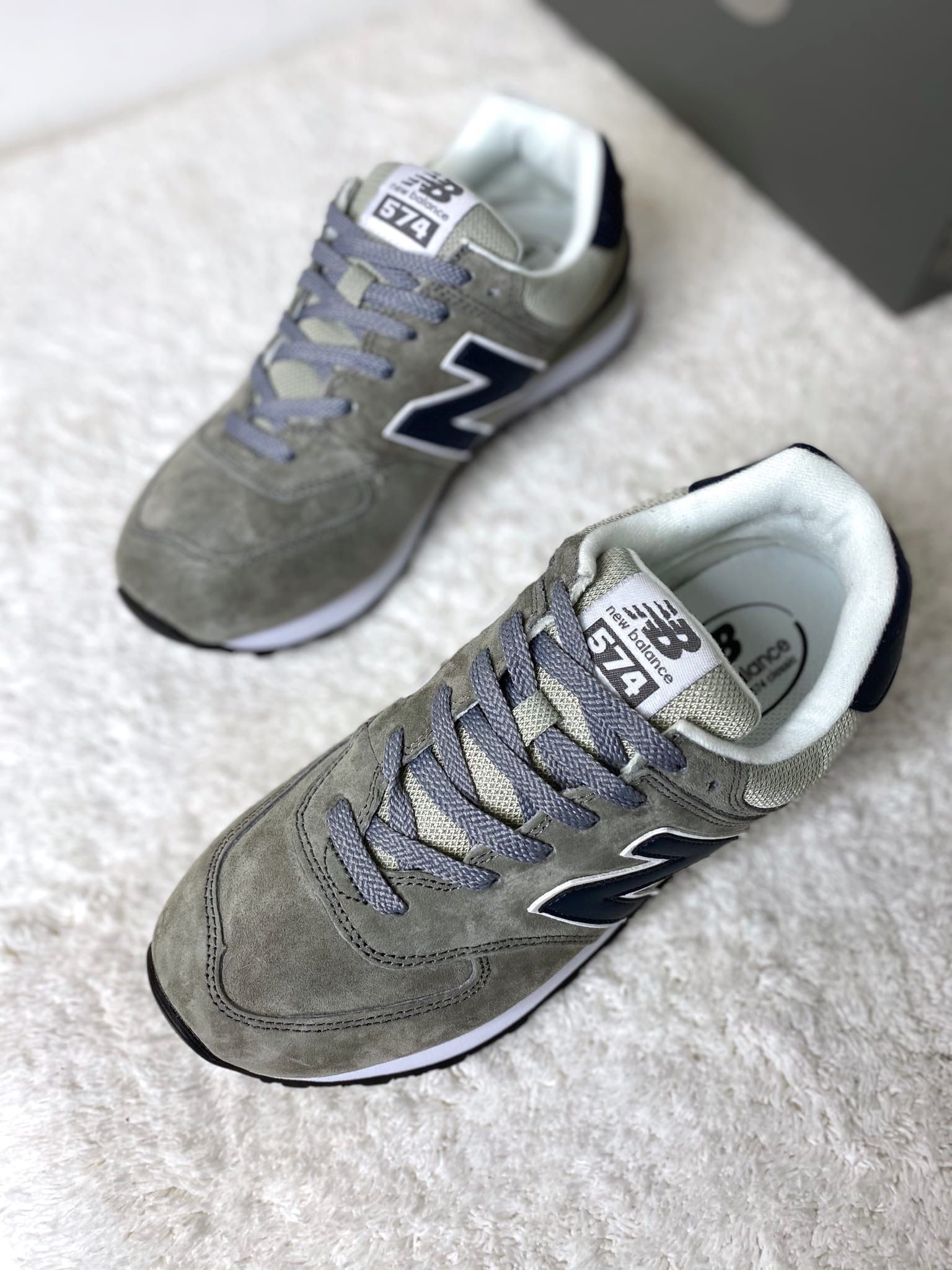 Кроссовки New Balance (Нью Баланс) 574 серые Питер Кроссовки New Balance (Нью Баланс) 574 серые Питер