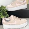 Розовые кроссовки Nike Air Force 1 Sage