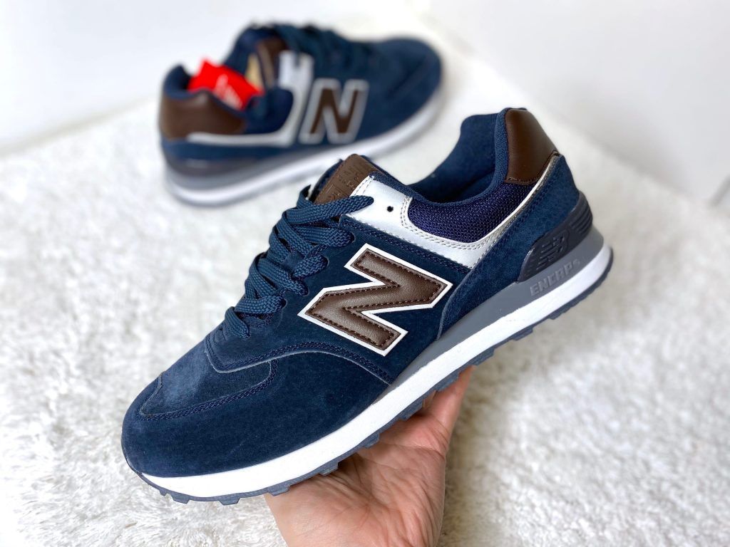 New balance 574 мужские фото на ноге