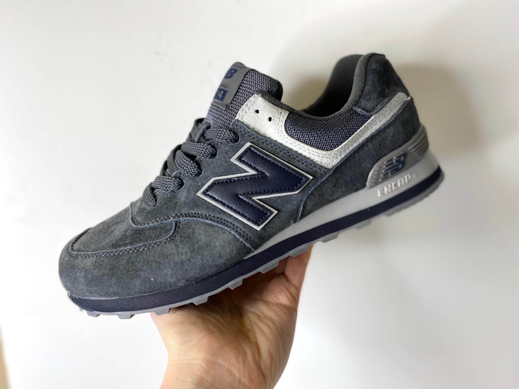 New balance 574 мужские фото на ноге