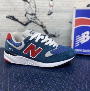 Кроссовки New Balance (Нью Баланс) 999 синие с красным