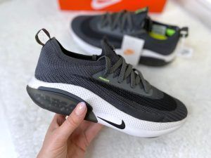 Кроссовки Nike Zoom синие с салатовым