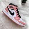 Кроссовки Nike Air Jordan 1 Mid GS PINK QUARTZ