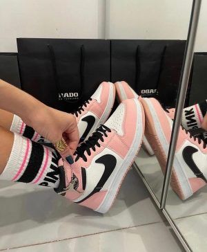 Кроссовки Nike Air Jordan 1 Mid GS PINK QUARTZ