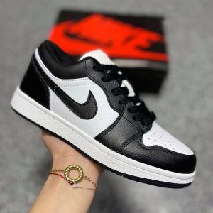 Nike Air Jordan Low черно-белые