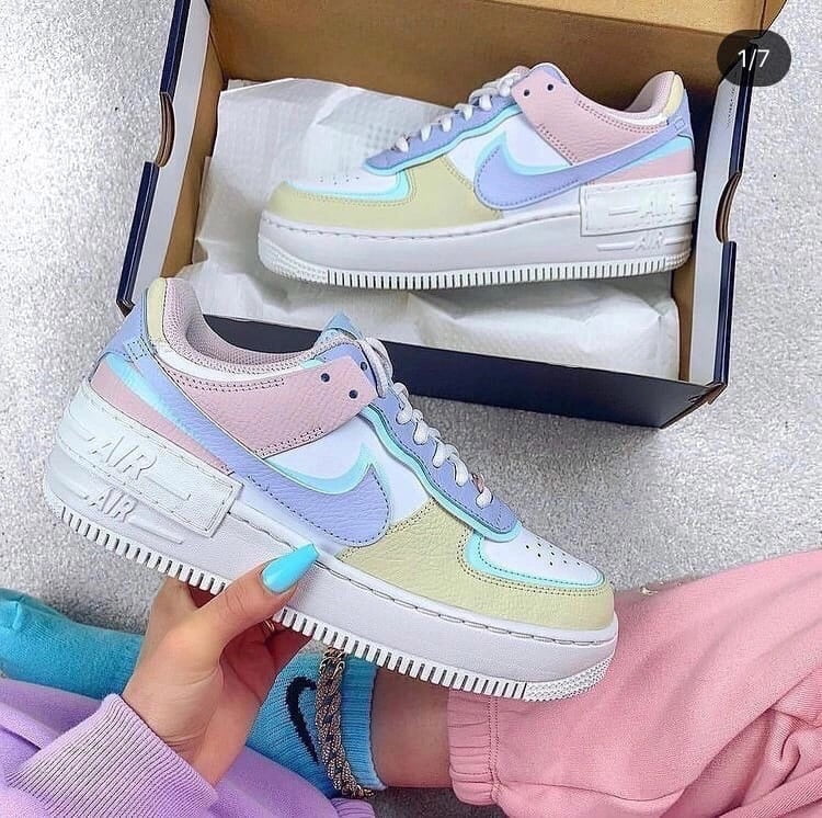 shadow air force 1 pastel