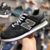 Кроссовки New Balance  574 черные с белой строчкой 36-37