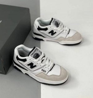 Кроссовки New Balance  550 белые с черным