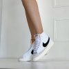 Кеды Nike Blazer белые с черным