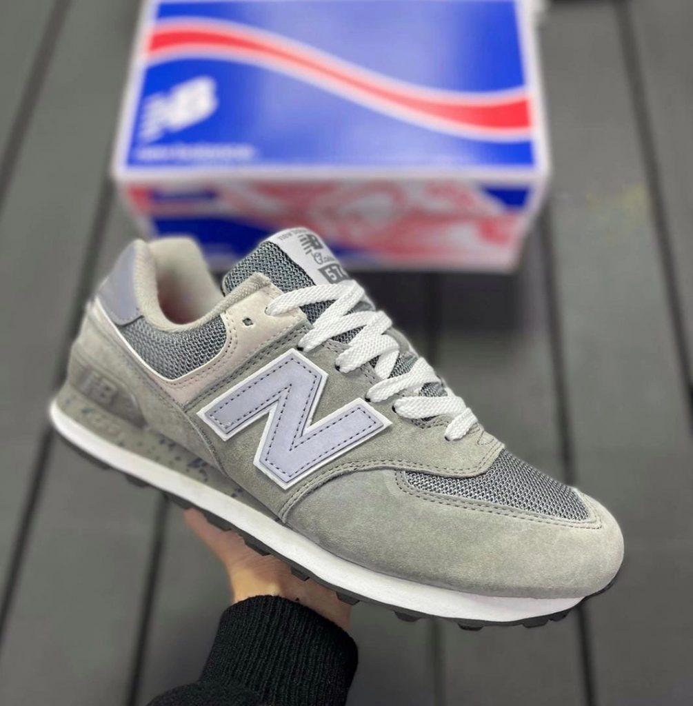 Кроссовки New Balance 574 серые (grey) купить в Санкт-Петербурге