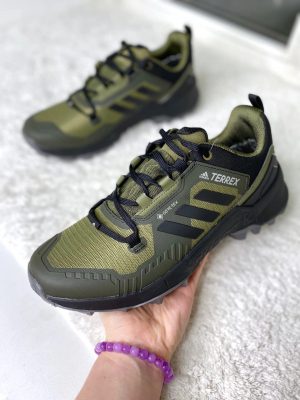 Кроссовки Adidas Terrex Goretex зеленые