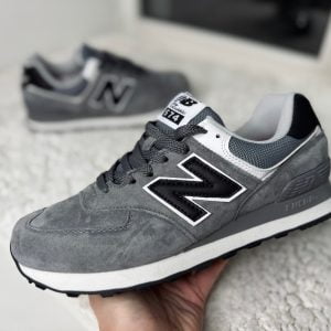 New Balance 574 Wolf серые