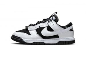 Кеды Nike Dunk Low Remastered белые с черным