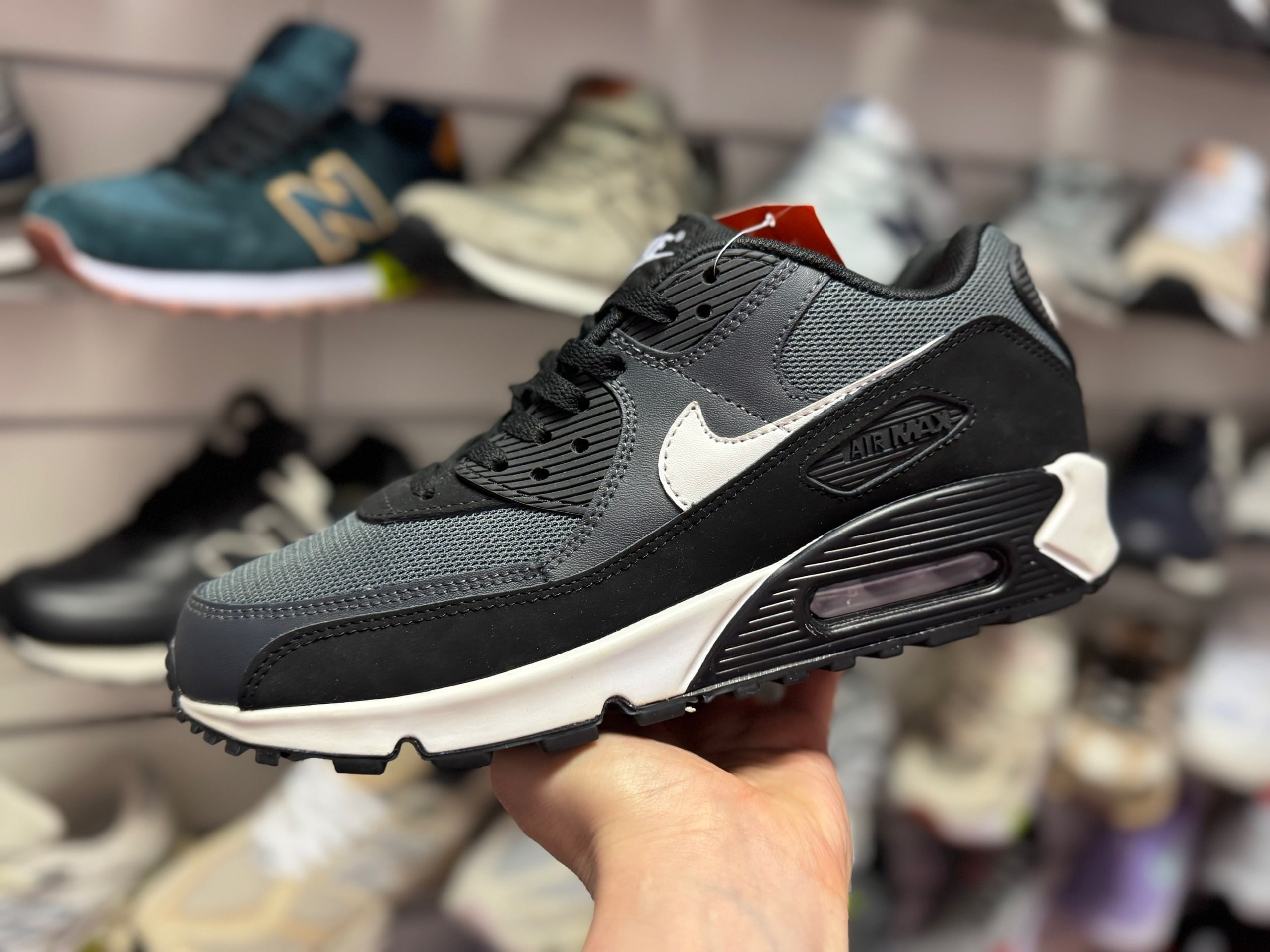 Кроссовки Nike Air Max 90 темно-серые