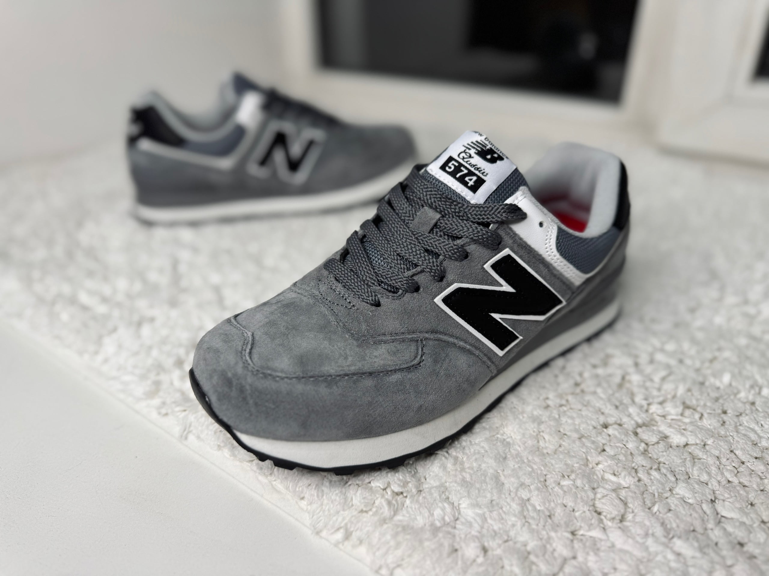 New Balance 574 Wolf серые