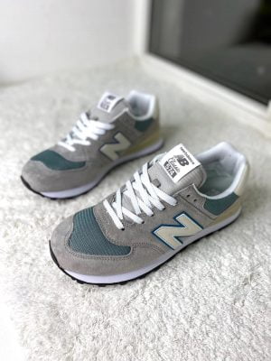 Кроссовки New Balance 574 серые Аква