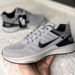 Кроссовки Nike Zoom серые с серой подошвой