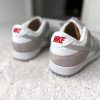 Nike Dunk Low серые с красным задником