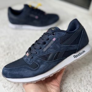 Кроссовки Reebok темно-синие с белым