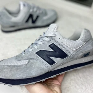 Кроссовки New Balance 574 серые Шторм Великан