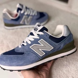 Кроссовки New Balance 574 голубые Blue-Milk