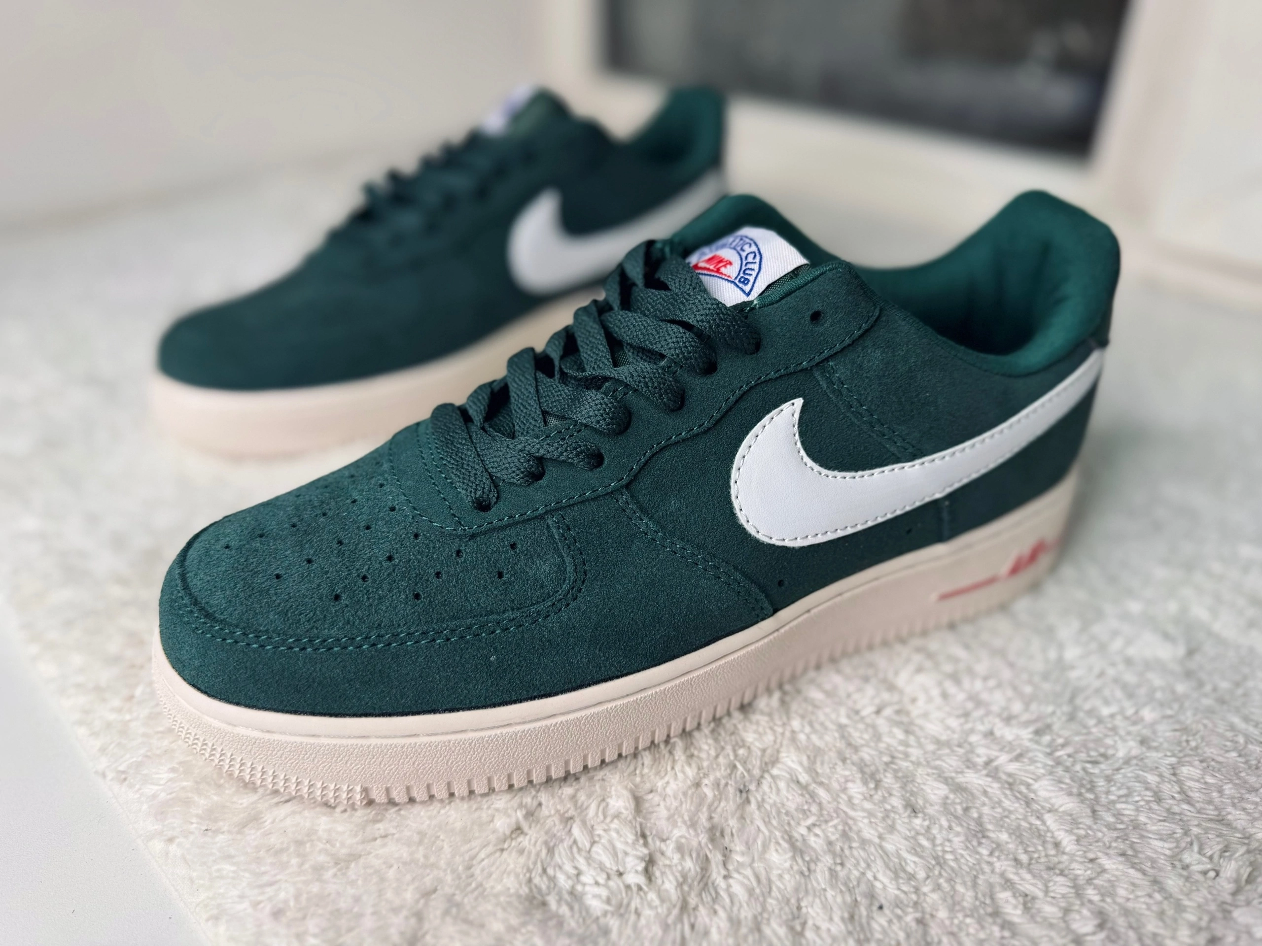 Кеды Nike Air Force зеленые