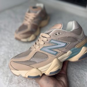 New Balance 9060 бежевые с мятным