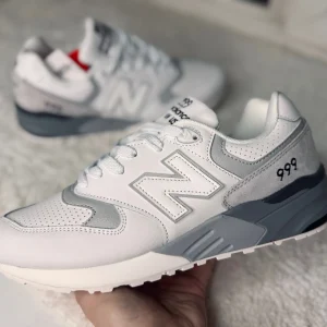 New Balance 999 белые с серым