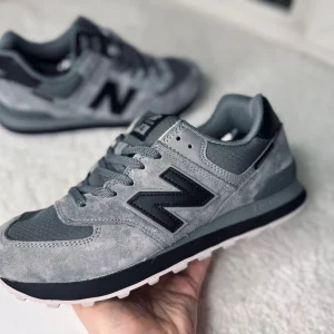 New Balance 574 серые Goretex Termo