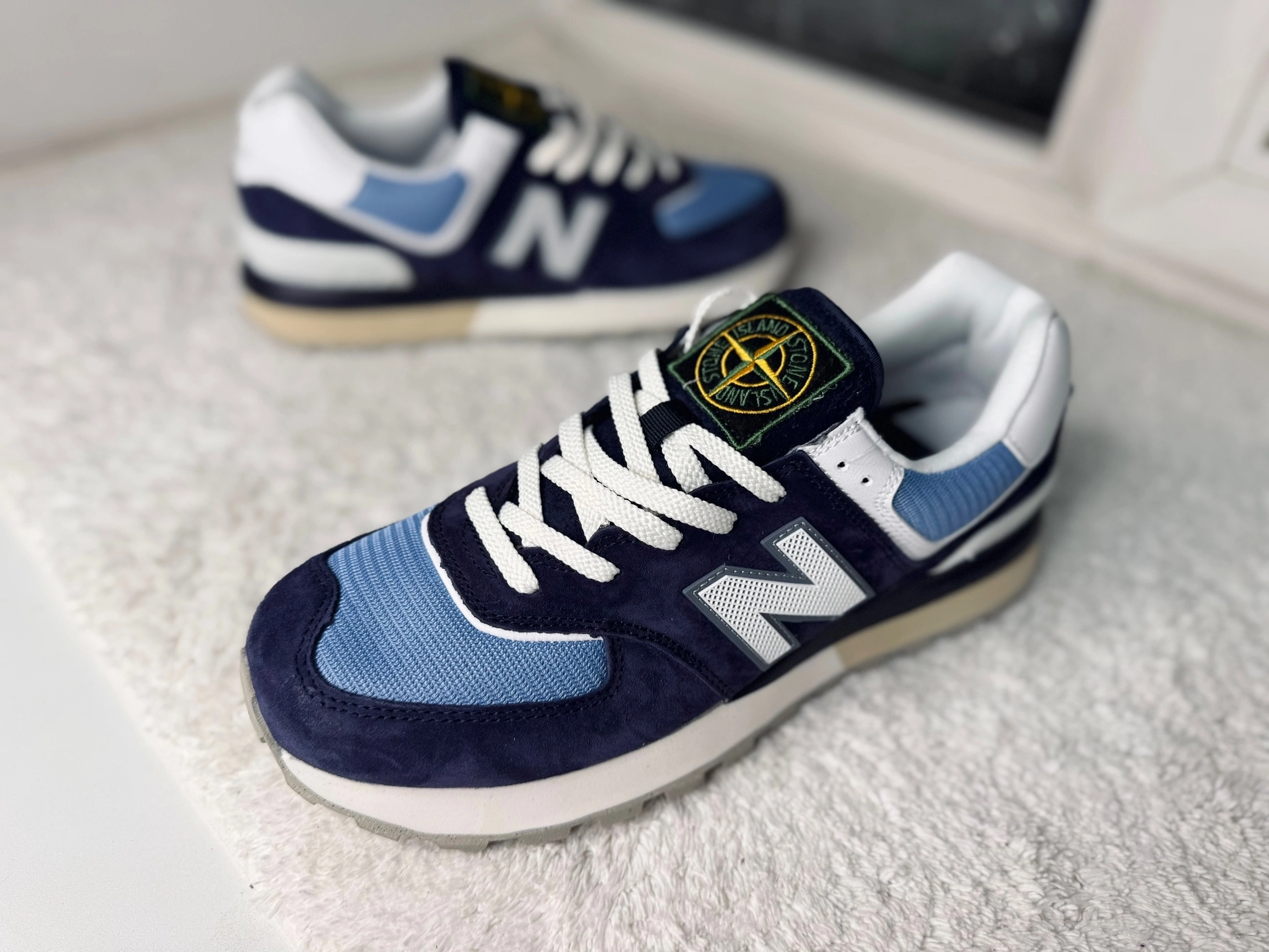 New Balance 574 Legacy синие с голубым