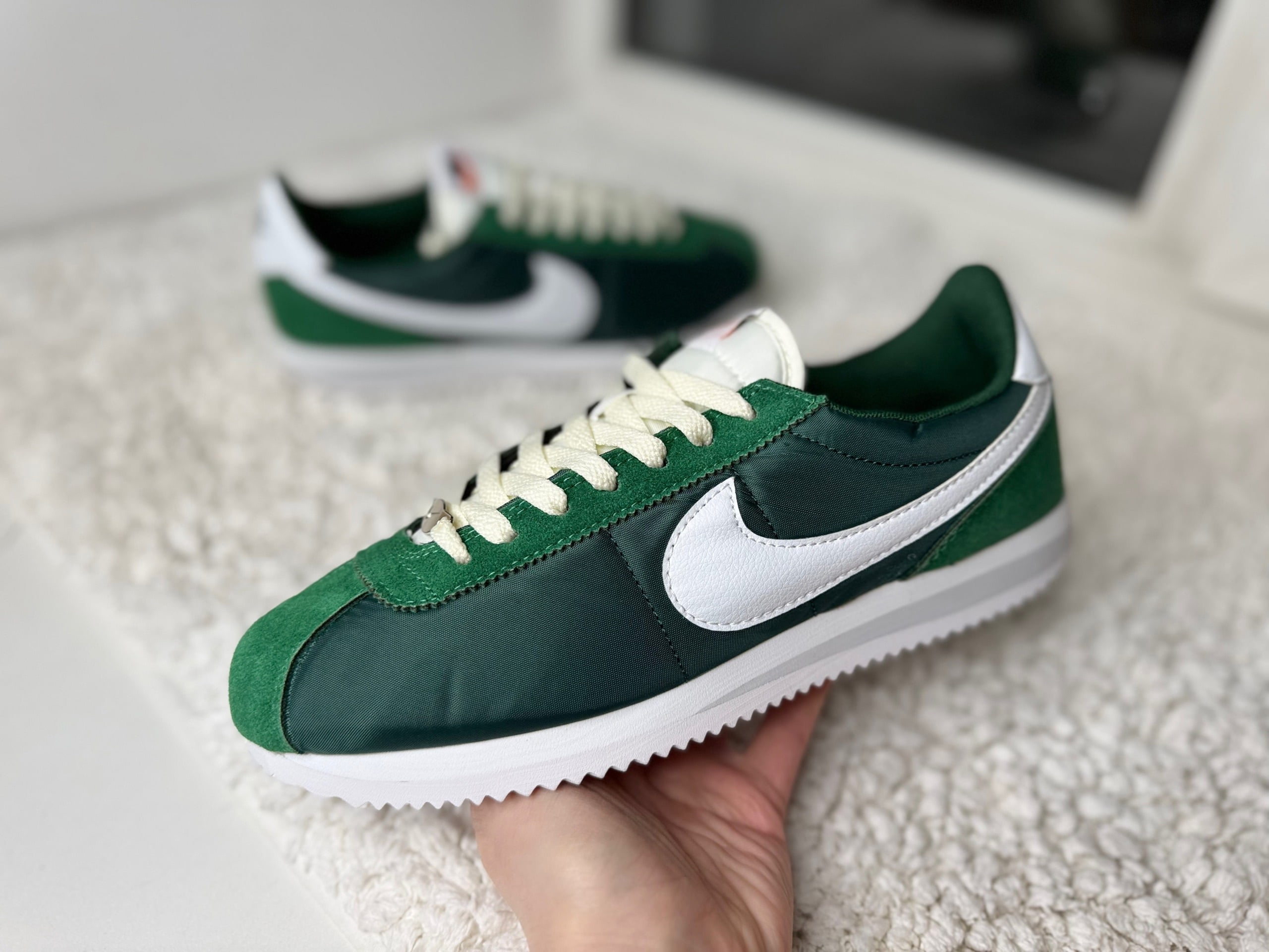 Nike Cortez зеленые