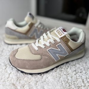 New Balance 574 светло-бежевые