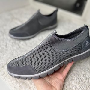Adidas без шнурков серые Великан