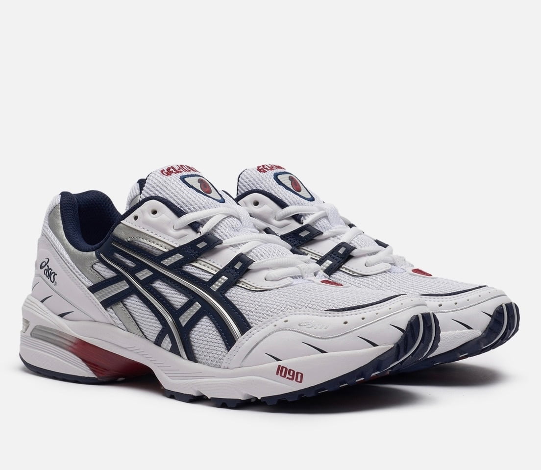 ASICS Gel 1090 белые с синим