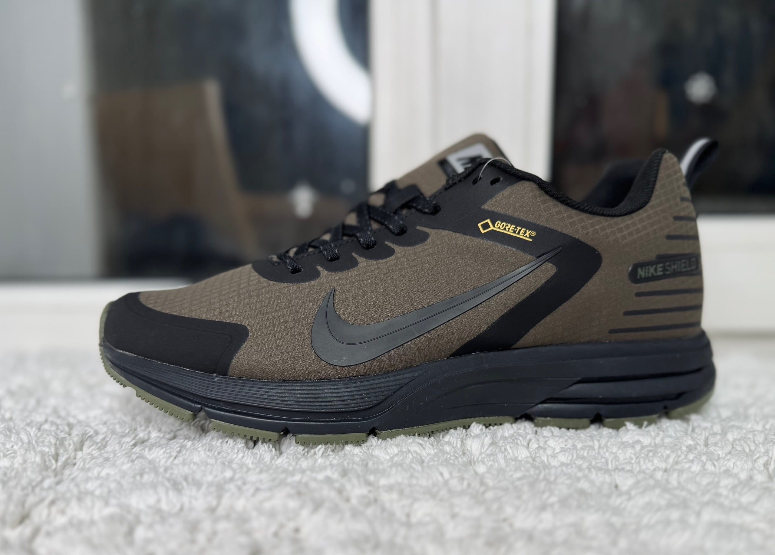 Nike Shield Goretex коричневые