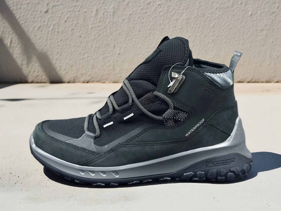 Ecco ULT-TRN Mid Waterproof Термо черные с серым Ecco ULT-TRN Mid Waterproof Термо черные с серым