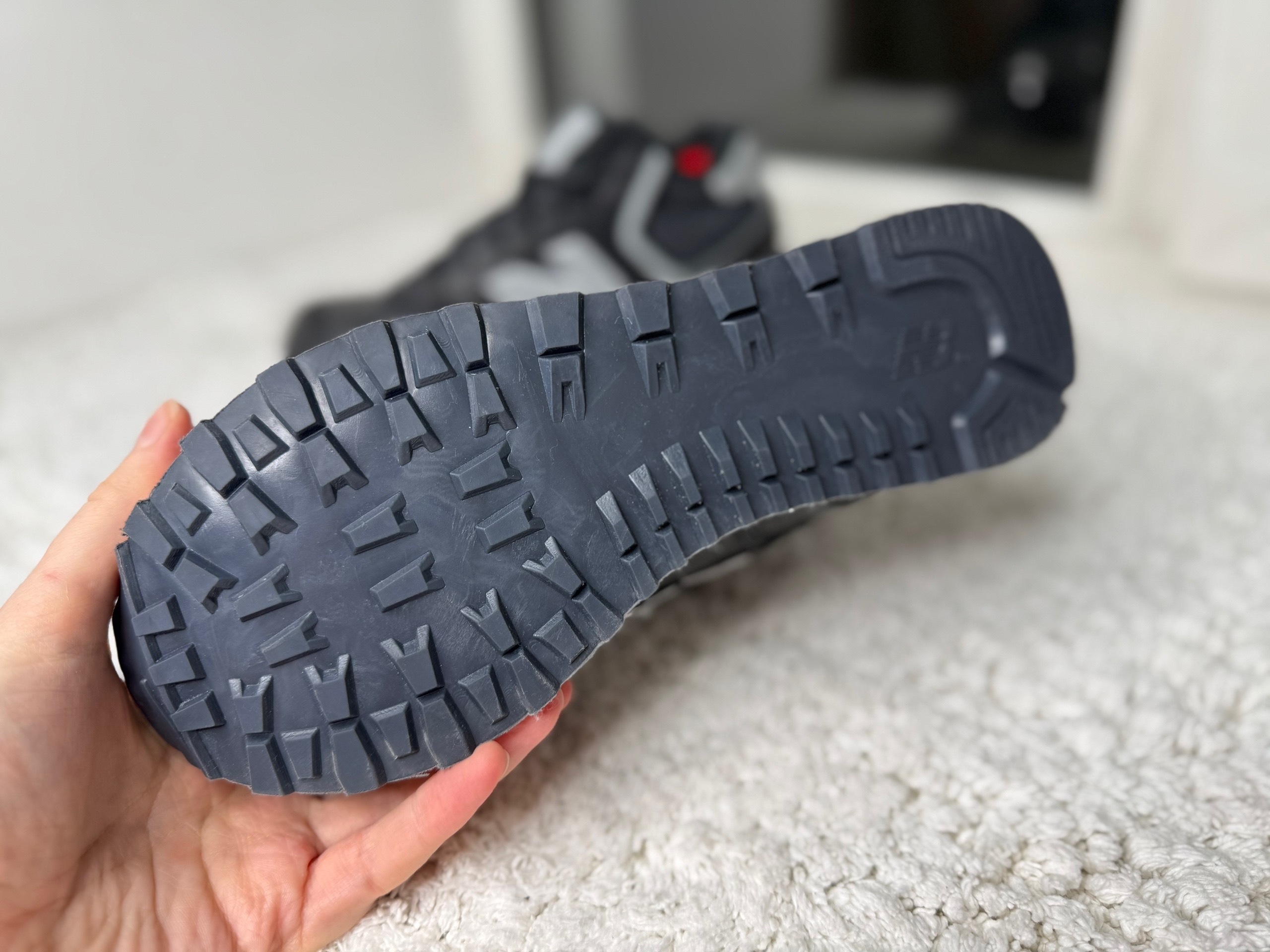 New Balance 574 высокие кожаные серые с мехом New Balance 574 высокие кожаные серые с мехом