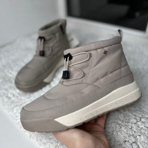 Сапожки дутики Columbia бежевые зимние