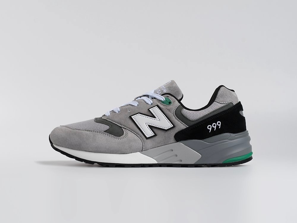 New Balance 999 светло-серые с зеленым New Balance 999 светло-серые с зеленым