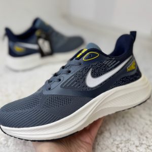 Кроссовки Nike Zoom  синие с желтым