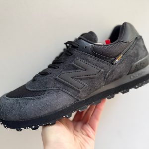 New Balance 574 Великан темно-серые с сеткой New