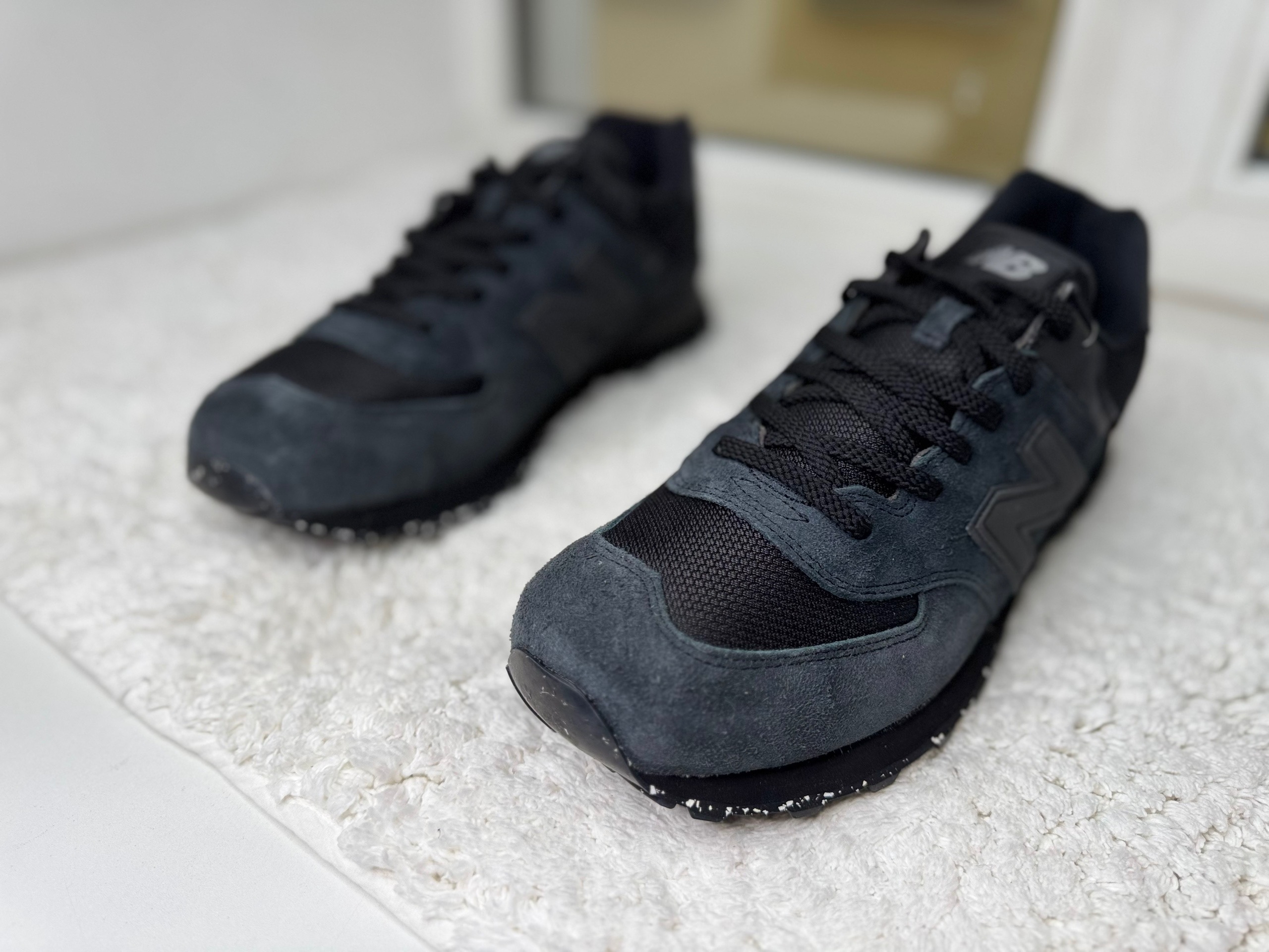 New Balance 574 Великан темно-серые с сеткой New