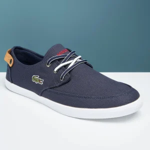 Lacoste синие летние кеды